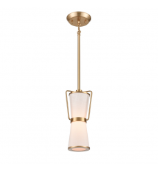  Layla Single Pendant Brushed Brass-(AC11830BB)-Artcraft