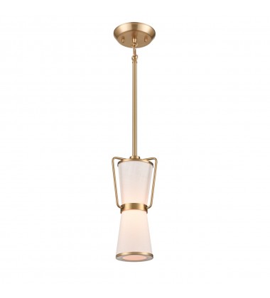  Layla Single Pendant Brushed Brass-(AC11830BB)-Artcraft