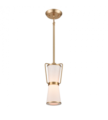 Layla Single Pendant Brushed Brass-(AC11830BB)-Artcraft Layla Single Pendant Brushed Brass-(AC11830BB)-Artcraft