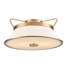  Layla Semi Flushmount Brushed Brass-(AC11833BB)-Artcraft