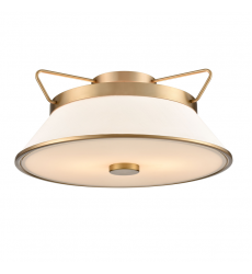  Layla Semi Flushmount Brushed Brass-(AC11833BB)-Artcraft