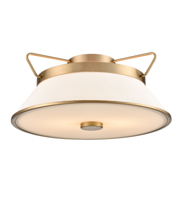  Layla Semi Flushmount Brushed Brass-(AC11833BB)-Artcraft