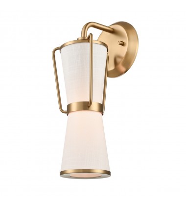  Layla Wall Sconce Brushed Brass-(AC11837BB)-Artcraft
