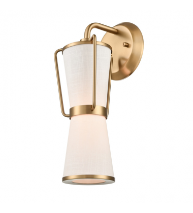 Layla Wall Sconce Brushed Brass-(AC11837BB)-Artcraft Layla Wall Sconce Brushed Brass-(AC11837BB)-Artcraft