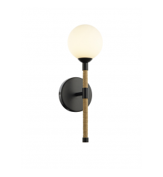 Capilano Collection 1-Light Sconce Black-(AC11847BK)-Artcraft Capilano Collection 1-Light Sconce Black-(AC11847BK)-Artcraft