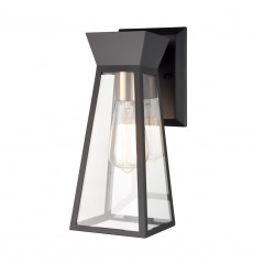  Lucian Wall Sconce Black and Brushed Brass-(AC11857BK)-Artcraft