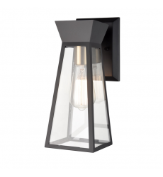  Lucian Wall Sconce Black and Brushed Brass-(AC11857BK)-Artcraft