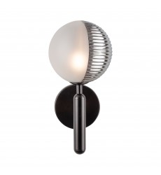 Bolla Collection 1-Light Sconce Black-(AC11881BK)-Artcraft Bolla Collection 1-Light Sconce Black-(AC11881BK)-Artcraft