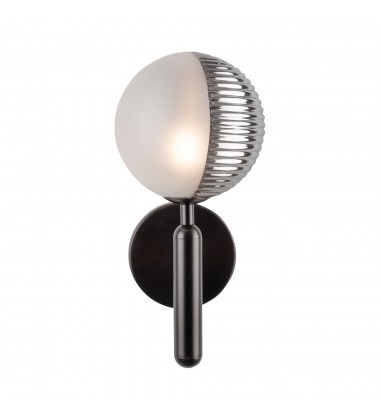 Bolla Collection 1-Light Sconce Black-(AC11881BK)-Artcraft Bolla Collection 1-Light Sconce Black-(AC11881BK)-Artcraft