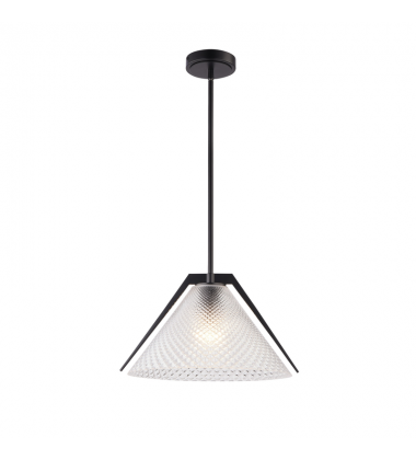  Baltic Collection 1-Light Pendant Black-(AC11911BK)-Artcraft