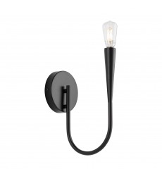 Bronte Collection 1-Light Sconce Black-(AC11921BK)-Artcraft Bronte Collection 1-Light Sconce Black-(AC11921BK)-Artcraft