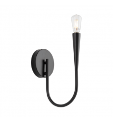 Bronte Collection 1-Light Sconce Black-(AC11921BK)-Artcraft Bronte Collection 1-Light Sconce Black-(AC11921BK)-Artcraft