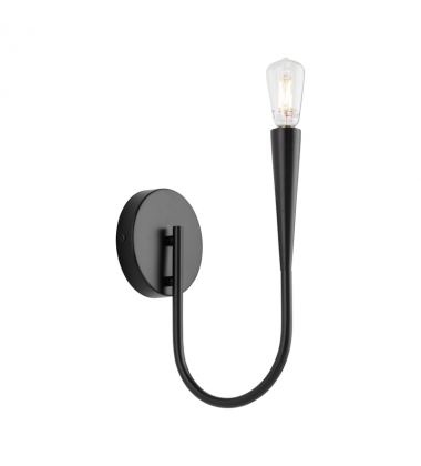 Bronte Collection 1-Light Sconce Black-(AC11921BK)-Artcraft Bronte Collection 1-Light Sconce Black-(AC11921BK)-Artcraft