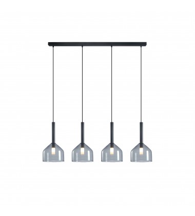  Kali Collection 4-Light Island/Pool Table Black-(AC11954BK)-Artcraft