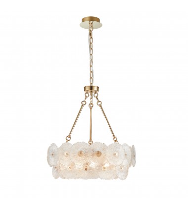 Bloom Collection 15-Light Chandelier Brass-(AC11961BR)-Artcraft Bloom Collection 15-Light Chandelier Brass-(AC11961BR)-Artcraft