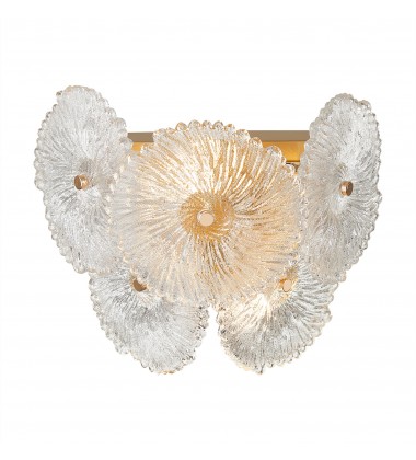 Bloom Collection 2-Light Sconce Brass-(AC11964BR)-Artcraft Bloom Collection 2-Light Sconce Brass-(AC11964BR)-Artcraft