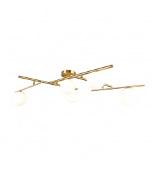  Modena - 5-Light Semi-Flush Mount - Plated Brushed Brass-(AC11975BR)-Artcraft