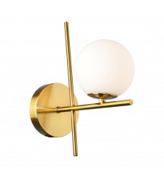  Modena - 1-Light Wall Sconce - Plated Brushed Brass-(AC11977BR)-Artcraft