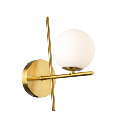  Modena - 1-Light Wall Sconce - Plated Brushed Brass-(AC11977BR)-Artcraft