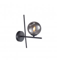  Modena Collection 1-Light Sconce Black-(AC11977SM)-Artcraft