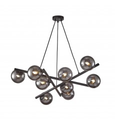  Modena - 9-Light Chandelier - Black-(AC11979SM)-Artcraft