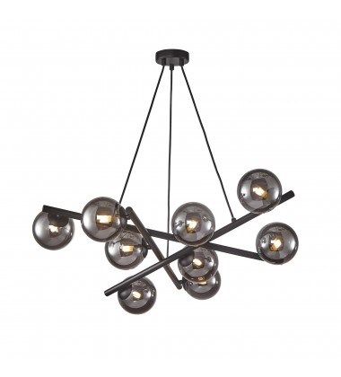  Modena - 9-Light Chandelier - Black-(AC11979SM)-Artcraft