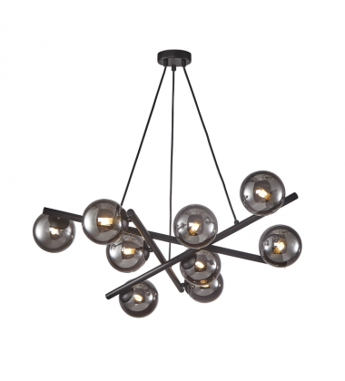  Modena - 9-Light Chandelier - Black-(AC11979SM)-Artcraft