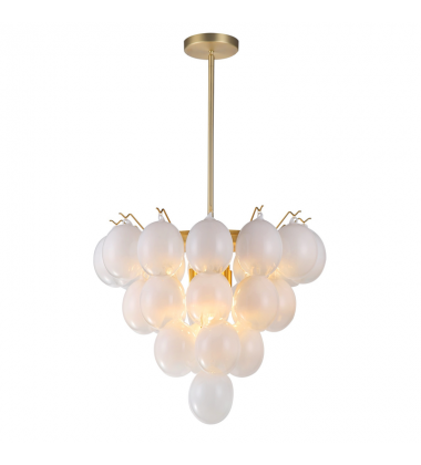 Globo Collection 9-Light Chandelier Brass-(AC11999WH)-Artcraft Globo Collection 9-Light Chandelier Brass-(AC11999WH)-Artcraft