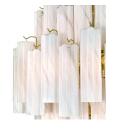 Sophia 29 Light Foyer, Brass with Wispy White Tronchi Style Glassware-(AC12104WH)-Artcraft