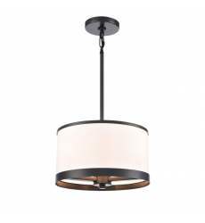 High Street 3 Light Pendant, Black-(AC12161BK)-Artcraft