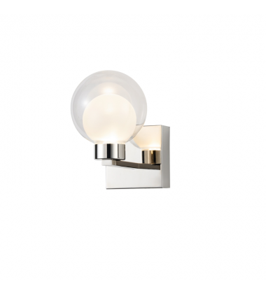 Colton 1 Light Wall Sconce, Chrome-(AC12191PN)-Artcraft Colton 1 Light Wall Sconce, Chrome-(AC12191PN)-Artcraft
