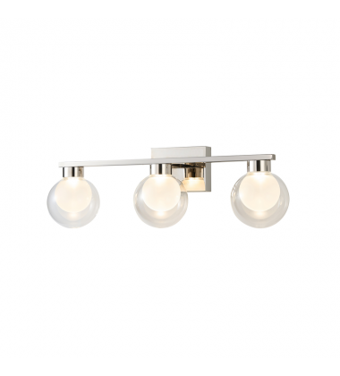 Colton 3 Light Bathroom Vanity, Chrome-(AC12193PN)-Artcraft Colton 3 Light Bathroom Vanity, Chrome-(AC12193PN)-Artcraft