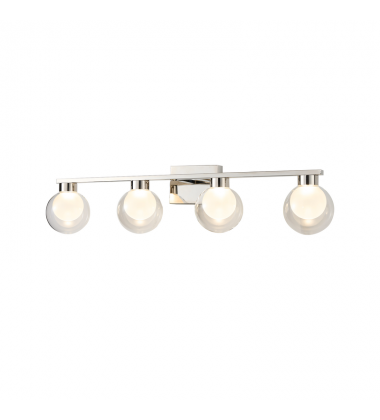Colton 4 Light Bathroom Vanity, Chrome-(AC12194PN)-Artcraft Colton 4 Light Bathroom Vanity, Chrome-(AC12194PN)-Artcraft