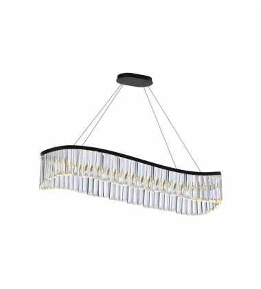 Jules Integrated LED Island Light, Black-(AC12204BK)-Artcraft