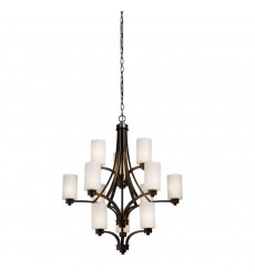  Parkdale 12-Light Chandelier-(AC1312WH)-Artcraft