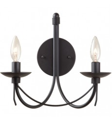  Wrought Iron AC1482EB Wall Light - Artcraft