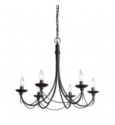  Wrought Iron AC1486EB Chandelier - Artcraft