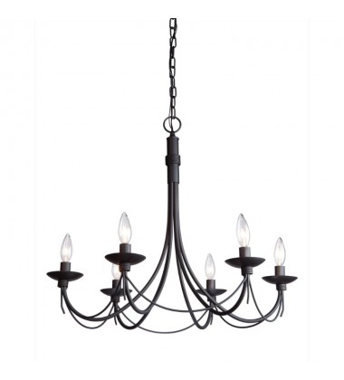 Wrought Iron AC1486EB Chandelier - Artcraft