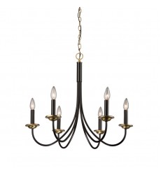  Wrought Iron AC1786VB Chandelier - Artcraft