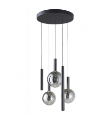 MODELLA COLLECTION 5LT RD PEND-(AC5005BK)-Artcraft