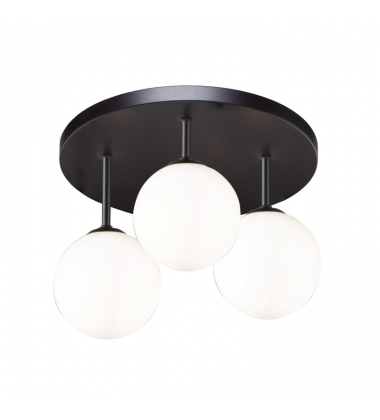  Comet 3  Light Semi Flushmount -(AC6653BK)-Artcraft
