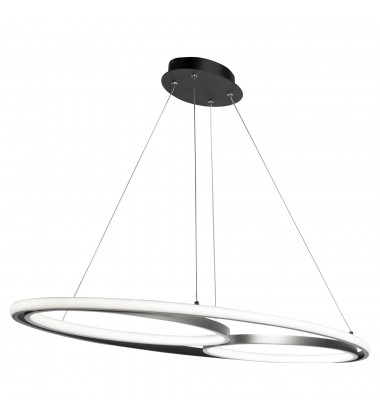 Gemini 38W LED Pendant Black and Nickel-(AC6670NB)-Artcraft  Gemini 38W LED Pendant Black and Nickel-(AC6670NB)-Artcraft