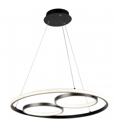 Gemini 32W LED Pendant Black and Nickel-(AC6671NB)-Artcraft  Gemini 32W LED Pendant Black and Nickel-(AC6671NB)-Artcraft