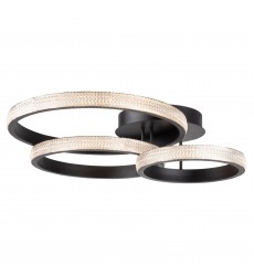Nova 40W LED Flush Mount Black-(AC6715BK)-Artcraft  Nova 40W LED Flush Mount Black-(AC6715BK)-Artcraft
