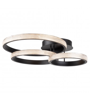 Nova 40W LED Flush Mount Black-(AC6715BK)-Artcraft  Nova 40W LED Flush Mount Black-(AC6715BK)-Artcraft