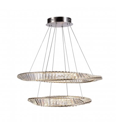  Stella 90W LED Chandelier Satin Nickel-(AC6723SN)-Artcraft