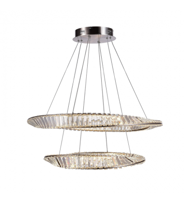  Stella 90W LED Chandelier Satin Nickel-(AC6723SN)-Artcraft