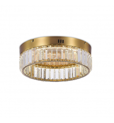  Stella Single Tier LED Flushmount Brushed Brass-(AC6724BB)-Artcraft