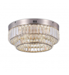  Stella Double Tier LED Flushmount Satin Nickel-(AC6725SN)-Artcraft