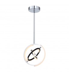  Trilogy Collection Integrated LED 13 in. Pendant, Polished Nickel-(AC6742PN)-Artcraft